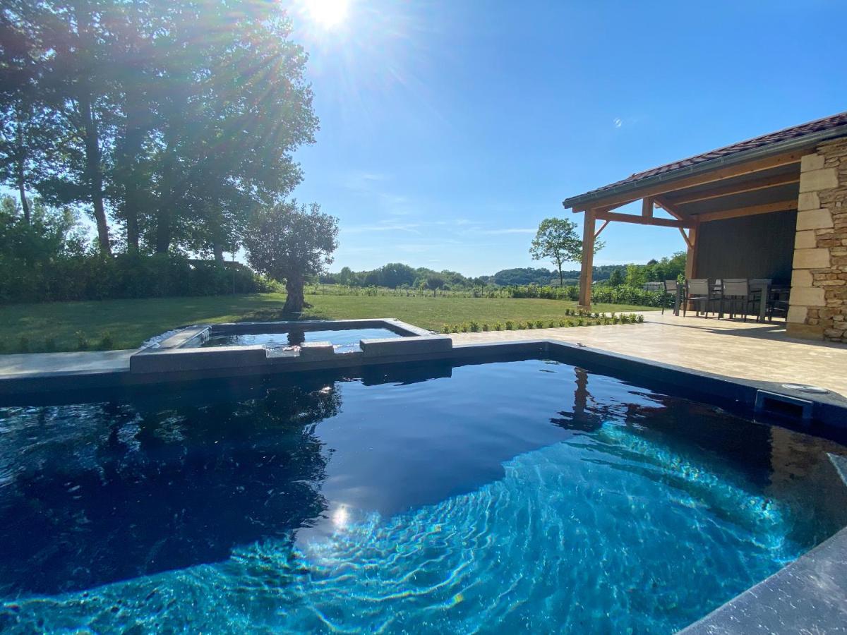 Villa Moderne , Neuve Piscine Jacuzzi . Sarlat-la-Canéda Dış mekan fotoğraf