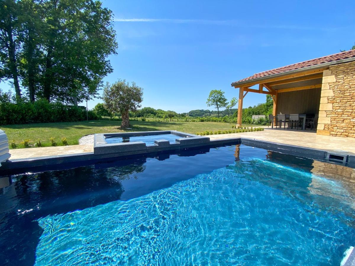 Villa Moderne , Neuve Piscine Jacuzzi . Sarlat-la-Canéda Dış mekan fotoğraf